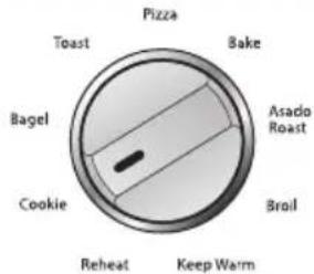 Pizza Toast Bake Bagel Asado Roast Cookie Broil Reheat Keep Warm