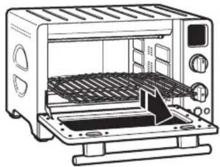 KITCHENAID KCO275OB - Ajustement de la position de grille - 1