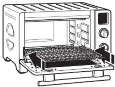 KITCHENAID KCO275OB - Ajustement de la position de grille - 2