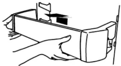 KITCHENAID KBBR306EPA - To remove and replace the door bins: - 1