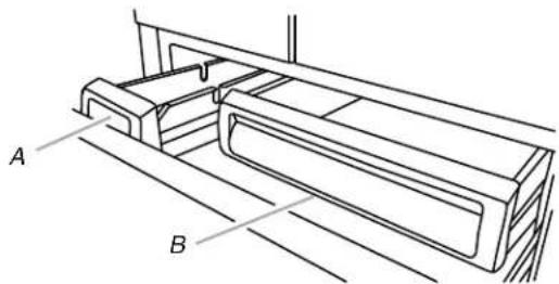 KITCHENAID KBBR306EPA - Para quitar y volver a colocar el deposto: - 1