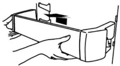 KITCHENAID KBBR306EPA - Pour retirer et réinstaller des battants de porte : - 1