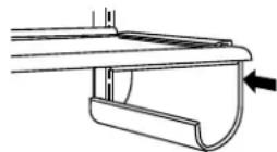 KITCHENAID KBBR306EPA - To remove and replace the wine rack: - 1