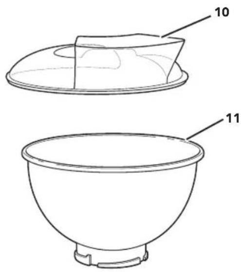 KITCHENAID KSM155GBCZ - PARTS AND FEATURES - 2