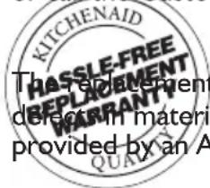 KITCHENAID KHM7210OB - Length of Warranty: One Year Full Warranty from date of purchase. - 1