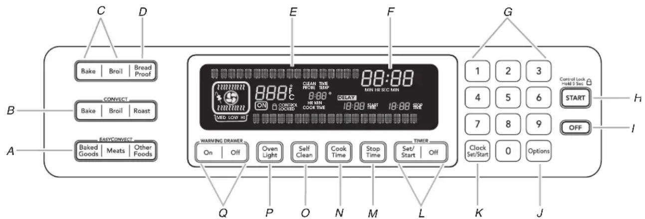 KITCHENAID KGSS907SSS - COMMANDE ÉLECTRONIQUE TACTILE EN VERRE DU FOUR - 1