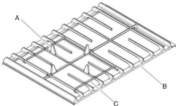 KITCHENAID KGSS907SSS - Utilisation de la grille InstaWokTM : - 1