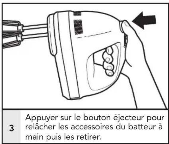 KITCHENAID KHM7210ACS - RETRAIT DES ACCESSOIRES - 3