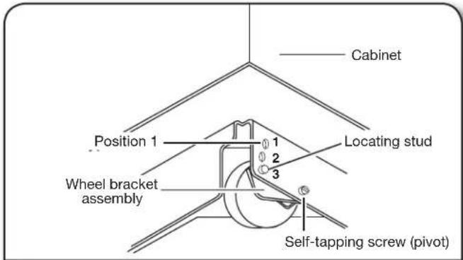 KITCHENAID KTTS505EBL - Height Adjustment (optional) - 1