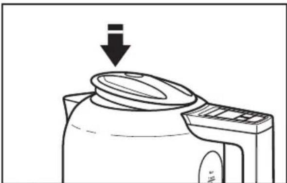 KITCHENAID KEK1722QG - Llenar la tetera eléctrica con agua - 3