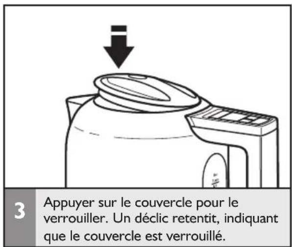 KITCHENAID KEK1722QG - Remplissage de la bouilloire électrique avec de l'eau - 3