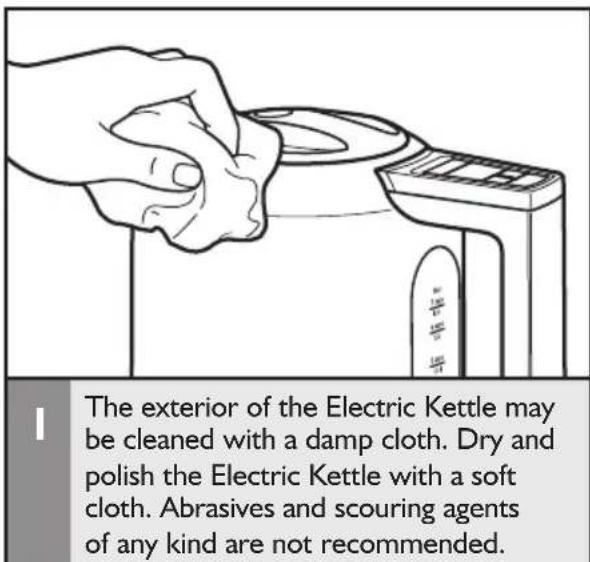 KITCHENAID KEK1722QG - Cleaning the exterior - 1