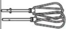 KITCHENAID KHM929CU - Guide de réglage de la vitesse – batteurs à main à 7 vitesses - 2