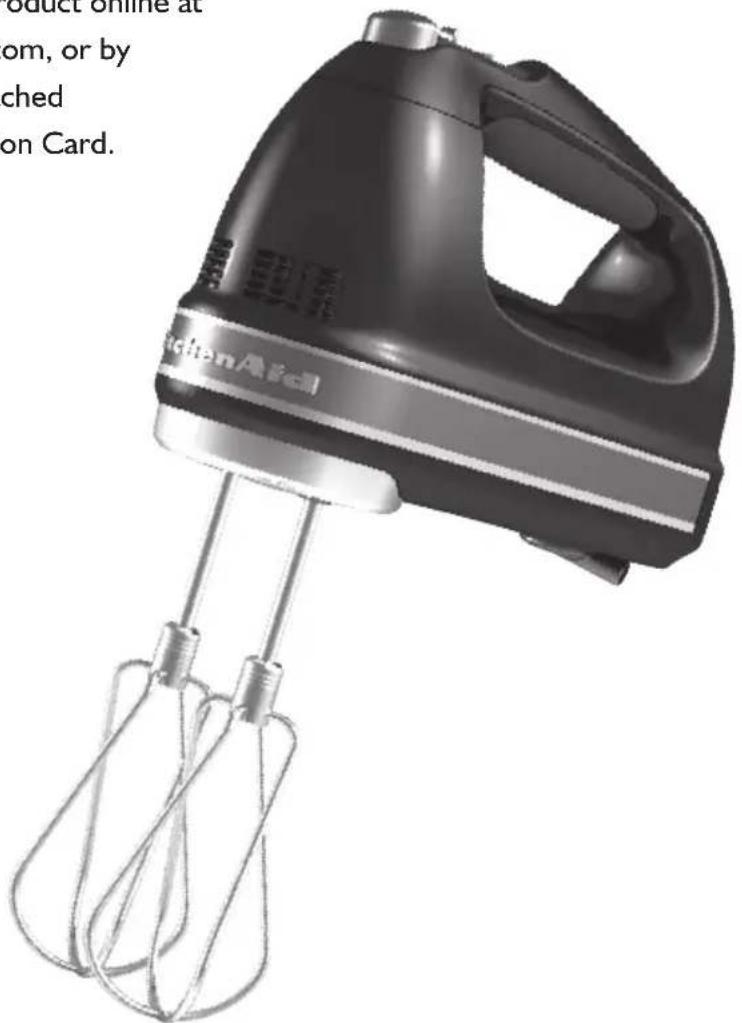 KITCHENAID KHM929CU - WELCOME TO THE WORLD OF KITCHENAID.® - 1