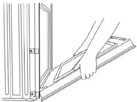 KITCHENAID KFGD500EBL - Enlever la/les portes du four - 3