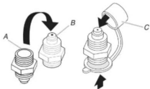 KITCHENAID KFGD500EBL - Conversion du détendeur de gaz (du gaz propane au gaz naturel) - 3
