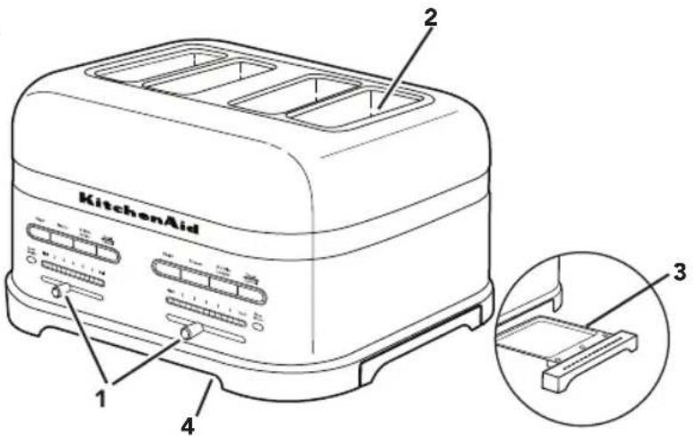 KITCHENAID KMT4203CA - PIEZAS Y CARACTERÍSTICAS - 1