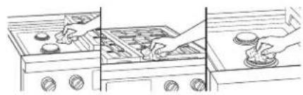 KITCHENAID KDRS463VSD - COOKTOP SURFACE - 1
