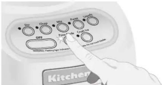 KITCHENAID RKSB560AC - Caractéristique du mode PULSE (IMPULSION) - 1