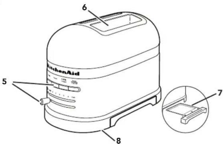 KITCHENAID KMT2203MS - PARTS AND FEATURES - 2