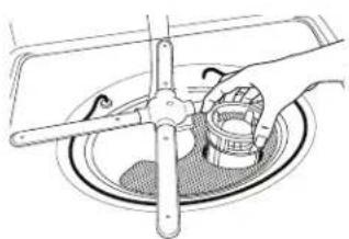 KITCHENAID KDPE234GBS - Instructions de réinstallation du filtre - 1