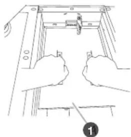 KITCHENAID KDRS467VBK - Pour replacer : - 2