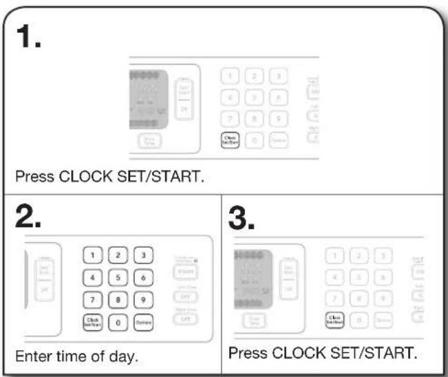 KITCHENAID KDRS467VBK - Setting the Clock - 1
