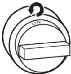 KITCHENAID KDRS467VBK - Pour régler un brûleur : - 1