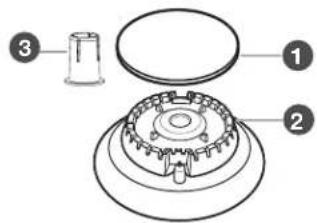KITCHENAID KDRS467VBK - Sealed Surface Burners - 2
