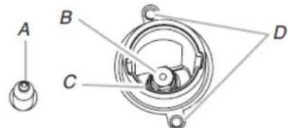 KITCHENAID KFGG500EBL - Conversion du détendeur de gaz (du gaz naturel Conversion des brûleurs de surface (du gaz au gaz propane) naturel au gaz propane) - 7