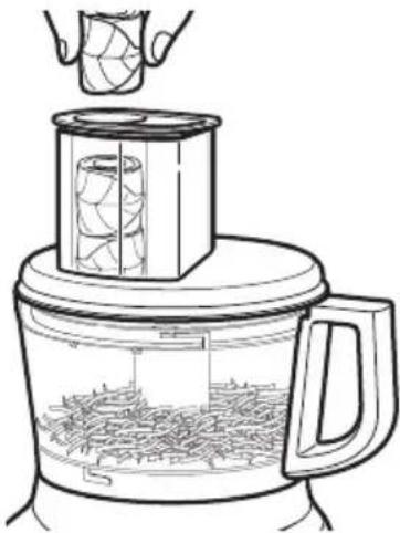 KITCHENAID KFP0722ER - ParaURTAR espinaca yotros vegetales de hoja en tiras: - 1