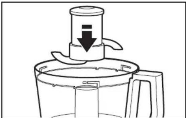 KITCHENAID KFP0722ER - Installing the multipurpose blade - 1