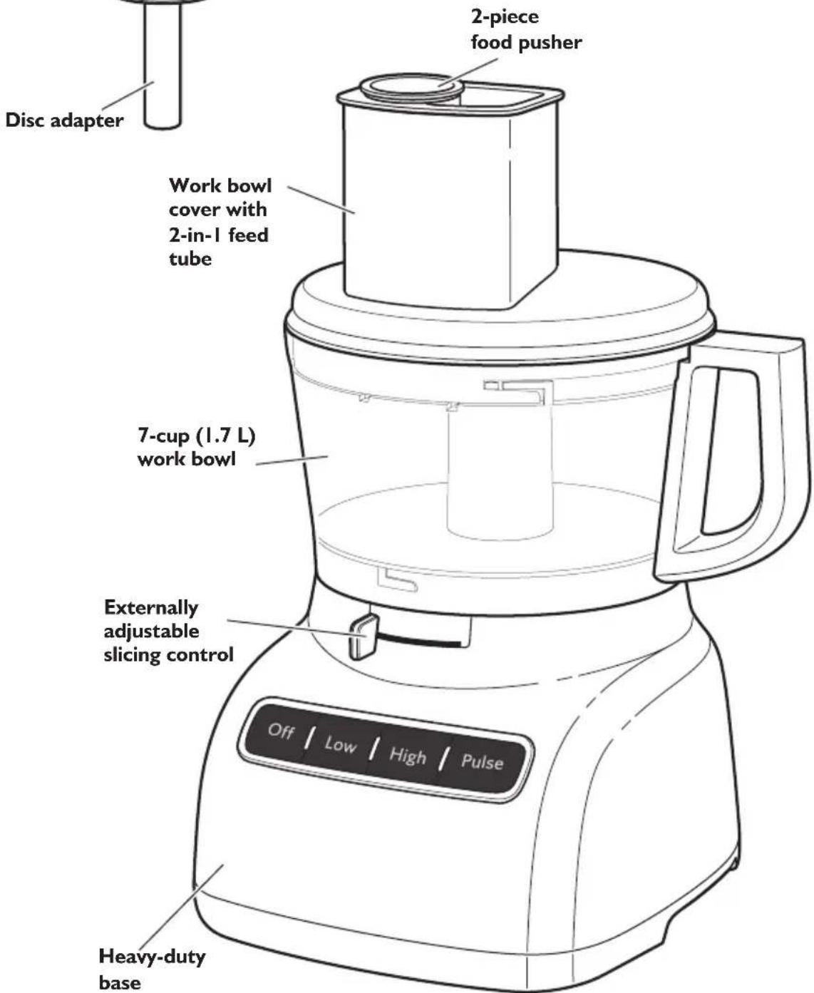 KITCHENAID KFP0722ER - Parts and accessories - 4