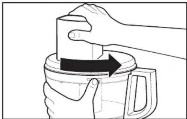 KITCHENAID KFP0722ER - Installing the adjustable slicing disc - 2