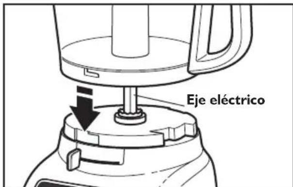 KITCHENAID KFP0722ER - Cómo sujetar el tazon de trabajo - 1