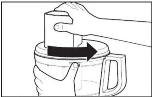 KITCHENAID KFP0722ER - Installing the multipurpose blade - 3