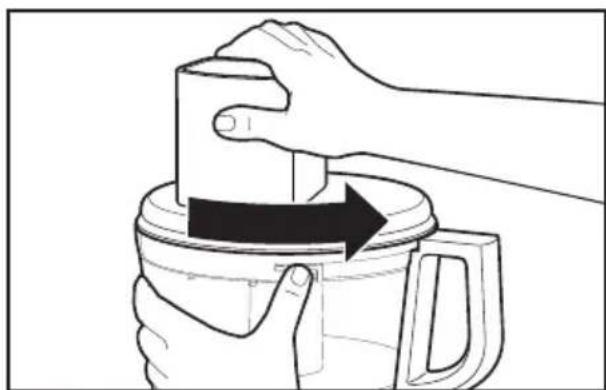 KITCHENAID KFP0722ER - Cómo instalar el disco rebanador regulable - 2