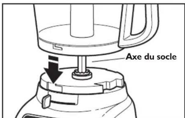 KITCHENAID KFP0722ER - Montage du bol de travail - 1