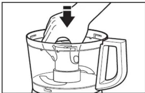 KITCHENAID KFP0722ER - Installing the multipurpose blade - 2