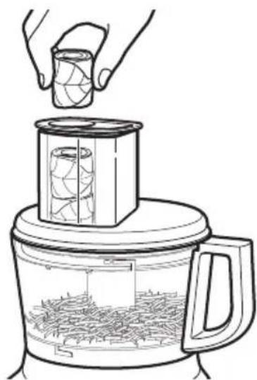 KITCHENAID KFP0722ER - To slice cooked meat or poultry, including salami, pepperoni, etc.: - 1