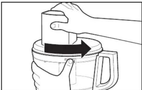 KITCHENAID KFP0722ER - Installing the reversible shredding disc - 3