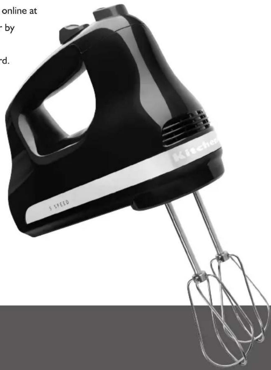 KITCHENAID KHM512GA - Welcome to the world of KitchenAid® - 2