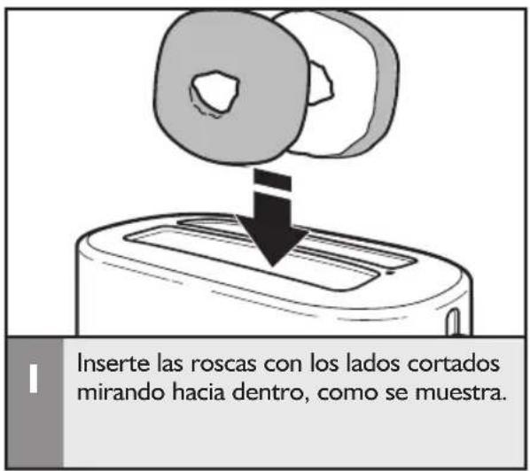 KITCHENAID KMT2116CU - Cómo tostar roscas - 1