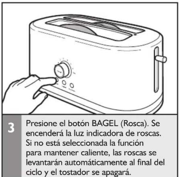 KITCHENAID KMT2116CU - Cómo tostar roscas - 3