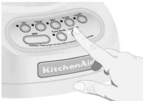 KITCHENAID KSB580CR - Fonction de concassage de glace - 1