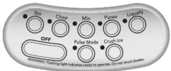 KITCHENAID KSB580CR - Funcionamiento de la licuadora - 1