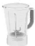 KITCHENAID KSB580CR - Récipient monopièce facile à nettoyer - 1