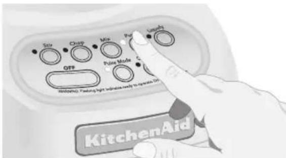 KITCHENAID KSB580CR - Función "Pulse Mode" (Modo pulsar) - 2