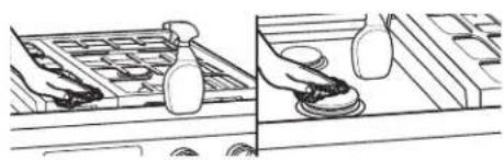 KITCHENAID KDRS463VBK - GRILLES ET CHAPEAUX EMAILLES - 1
