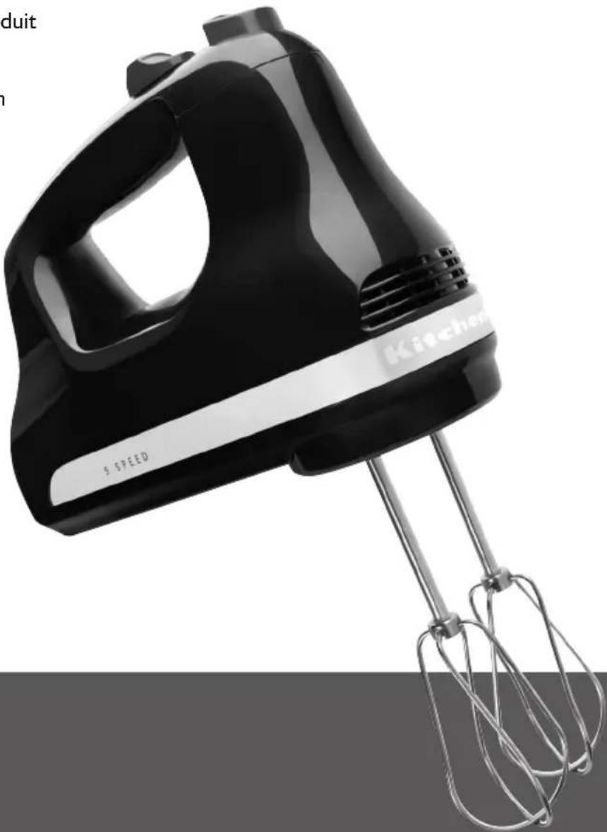 KITCHENAID KHM512WM - For service information in Canada: - 1